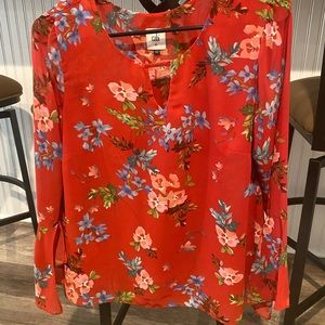CAbi floral blouse.